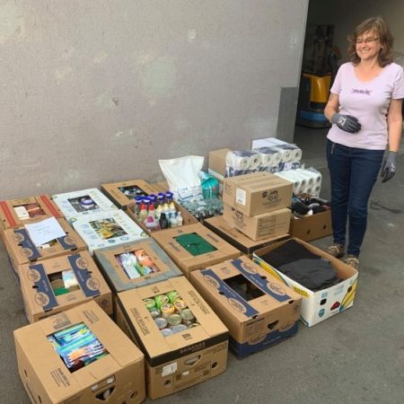 Spendenlieferung ins Welser SWS
