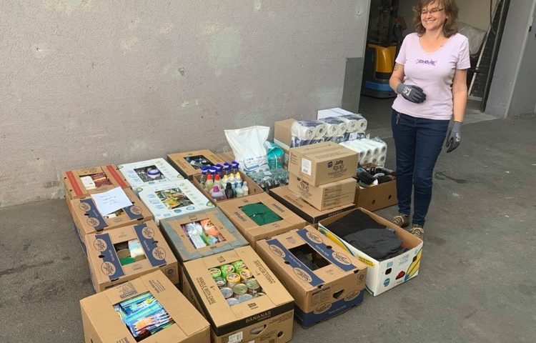 Spendenlieferung ins Welser SWS