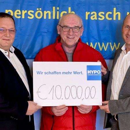 Spende 10.000,- Lions Delta Linz